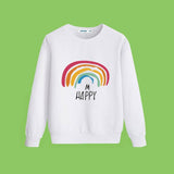 Pull Rainbow Blanc - MatchingMood