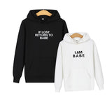 Sweat Couple If Lost Return To Babe Noir et Blanc