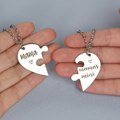 Charm pendentif avec cœurs mère et fille