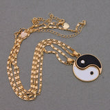 Collier d'Amitié Pour 2 Yin et Yang Style 5