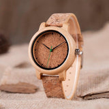 Montre Couple Bois et Liège femme - MatchingMood