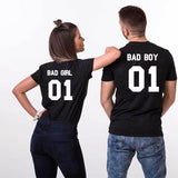 T Shirt Bad Boy Bad Girl Duo Amoureux