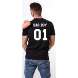 T Shirt Couple Bad Boy Bad Girl Homme