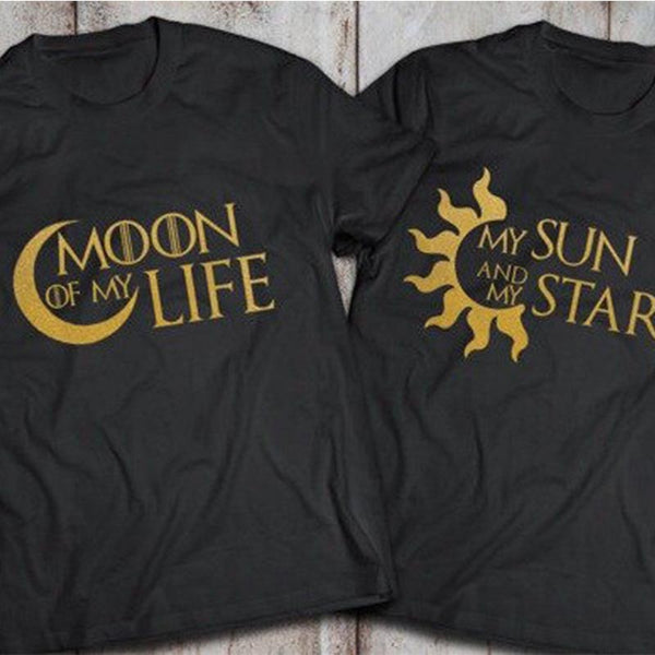 Moon Of My Life My Sun and Stars T-Shirt Noir